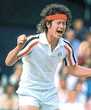 The nastiest tennis player ever, John McEnroe?
